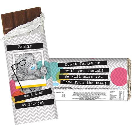 Personalised Me to You Trendy Snapshot 100g Chocolate Bar £6.99